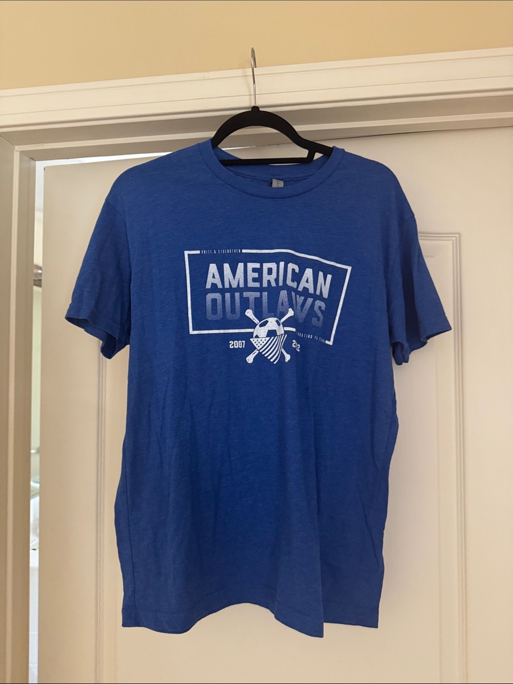 Medium- Blue Team USA American Outlaws Shirt